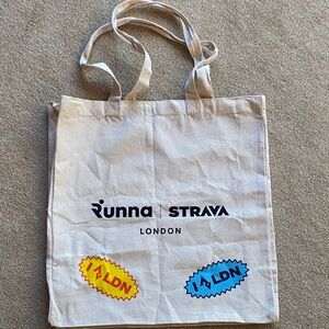 Runna x Strava London Canvas Tote